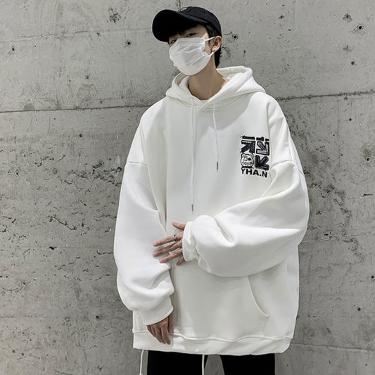 Oversized Fleece-Lined Heavyweight Hoodie From A Trendy American Brand Versatile And Stylish